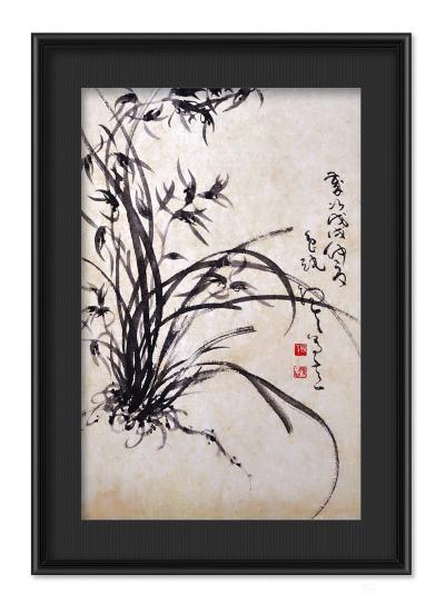 周牧天日记-周牧天国画兰花【图10】