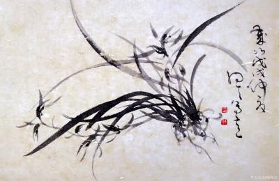 周牧天日记-周牧天国画兰花【图17】