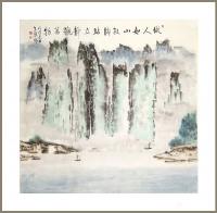 艺术家秦发艺日记:做人如山，挺胸站立，静观万物。
【老琴表意画】
一幅画，【图0】