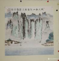 艺术家秦发艺日记:做人如山，挺胸站立，静观万物。
【老琴表意画】
一幅画，【图3】