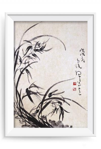 周牧天日记-周牧天水墨兰花【图4】