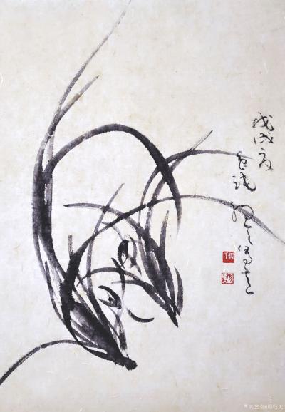 周牧天日记-周牧天水墨兰花【图6】