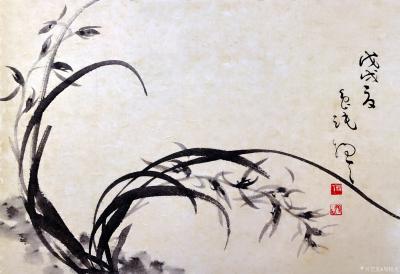 周牧天日记-周牧天水墨兰花【图11】