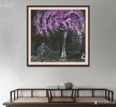 叶向阳收藏-翰墨颂中华:《室雅花香满园春》。这是我的好朋友王总收藏多年的享誉中外的国画大师林【图2】