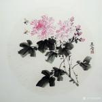 高勇利日志-国画花鳥小品一组《鳶尾》《紫藤》《卷丹》《凌霄》《枇杷》《芙【图5】