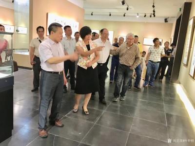 叶仲桥生活-7月18日上午吉时，我国著名书画艺术家、书画评论家、原中国国家美术馆副馆长梁江先【图4】