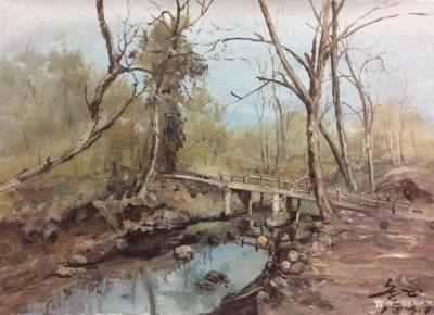 宋德发日记-水粉画小树林写生系列作品5幅，展示大自然的法则【图2】