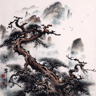 罗树辉日记-今天请来专业摄影师到我工作室拍摄作品照片。六幅《金猴濯日》《龙之舞》《道骨仙风》【图2】