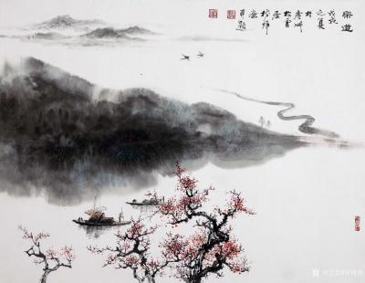 罗树辉日记-今天请来专业摄影师到我工作室拍摄作品照片。六幅《金猴濯日》《龙之舞》《道骨仙风》【图5】