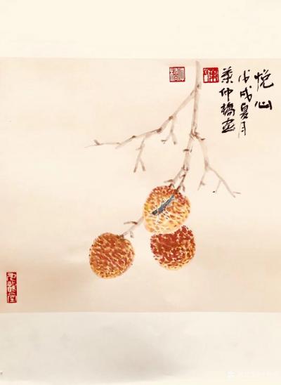 叶仲桥日记-每天一画《悦心》，国画写意，尺寸：38*28cm，【图2】