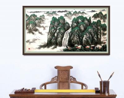 叶向阳日记-翰墨颂中华:《春山飞鸟银瀑鸣博览群书馆中丰桃李芬芳遍中外万千学子代代名》。恭请亲【图1】