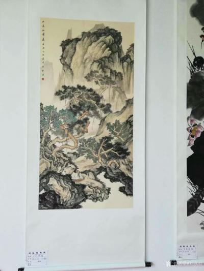 刘永红荣誉-您在“润扬杯”枣庄市纪念改革开放四十周年书画大赛中，经评审一致通过作品《山水中堂【图3】