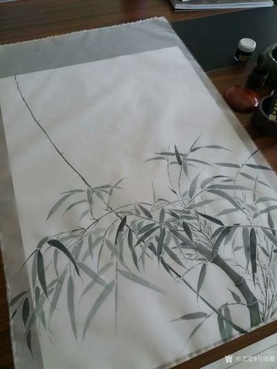 马晓薇日记-《新篁图》，静物写生作品，对比实物，韵在哪里【图2】