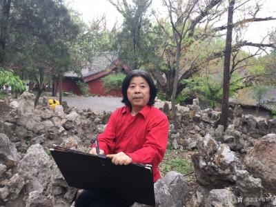 马培童日记-黑白力量、滋养灵魂。
  爱上焦墨，画中国四大石窟，与佛教结缘，黑，走向黎明，【图6】