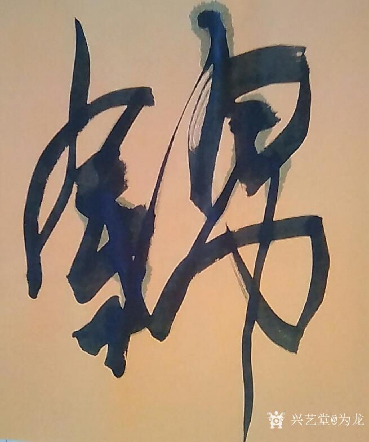 为龙书法作品《前程似锦》【图0】