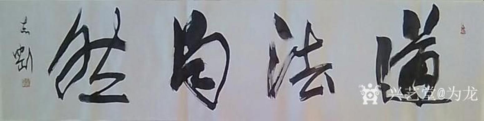 为龙书法作品《道法自然》【图3】