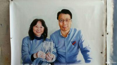 黎群日记-一对日本夫妇订制的油画，已经完成【图1】