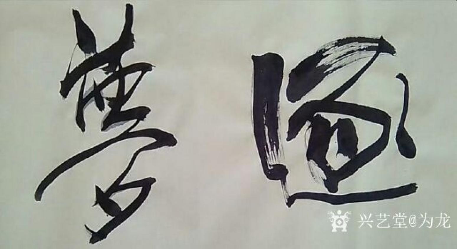 为龙书法作品《《逐梦前行》》【图0】