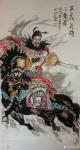 侯同印日志-《五虎上将》作品完工。国画人物画造型创作，五虎上将：关羽，张【图2】