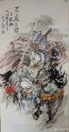 侯同印日志-《五虎上将》作品完工。国画人物画造型创作，五虎上将：关羽，张【图3】