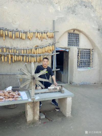 陈刚日记-国画《宝塔山》革命圣地延安！
我不停的行走在祖国的农村，向往这种生活又害怕这种【图3】