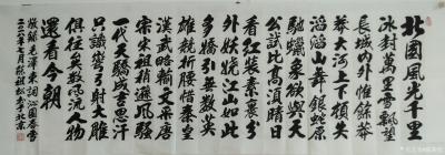 陈祖松日记-挥毫泼墨水飞彩，
书法创新风向标。
人生梦想追艺术，
文化提高看今朝。【图1】