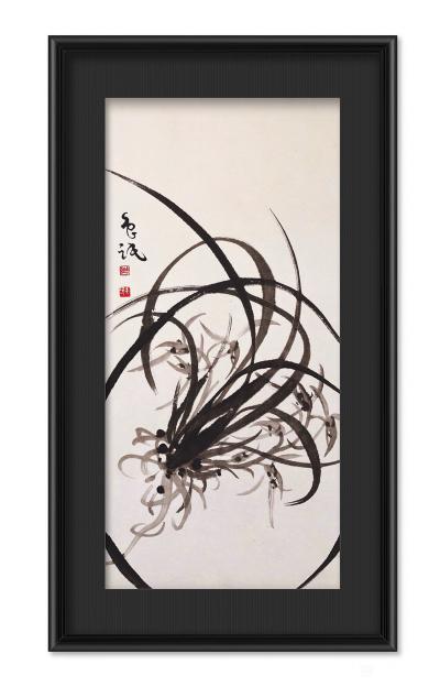 周牧天日记-周牧天国画兰花，36幅【图20】