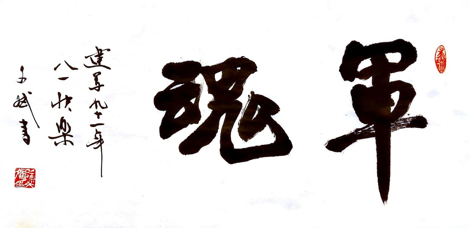 陈文斌书法作品《军魂》【图0】