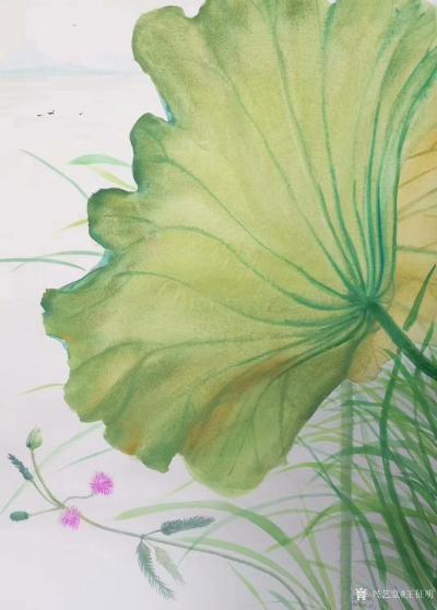 王征明日记-水意画积极和纯美的境界为中国画境界增添了新的内容，给人内心一阵清凉和积极的正能量【图2】