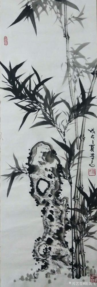 陈其飞日记-国画花鸟画《梅》《兰》《竹》《菊》，四君子一套，完成，分享以纪念【图3】