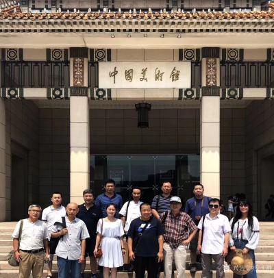 安士胜收藏-大潮起珠江——庆祝改革开放四十周年全国美术作品展，好友张宇老师作品《筑梦》光荣入【图3】