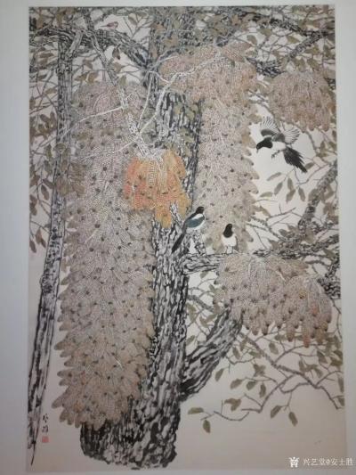 安士胜收藏-大潮起珠江——庆祝改革开放四十周年全国美术作品展，好友张宇老师作品《筑梦》光荣入【图5】