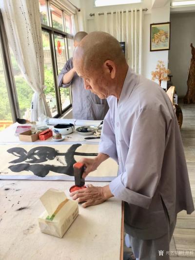 叶仲桥收藏-昨天（8月4日）到新兴禅宗的故乡三宝寺放生、并与主持饮茶论道，中午斋饭也觉得很开【图3】