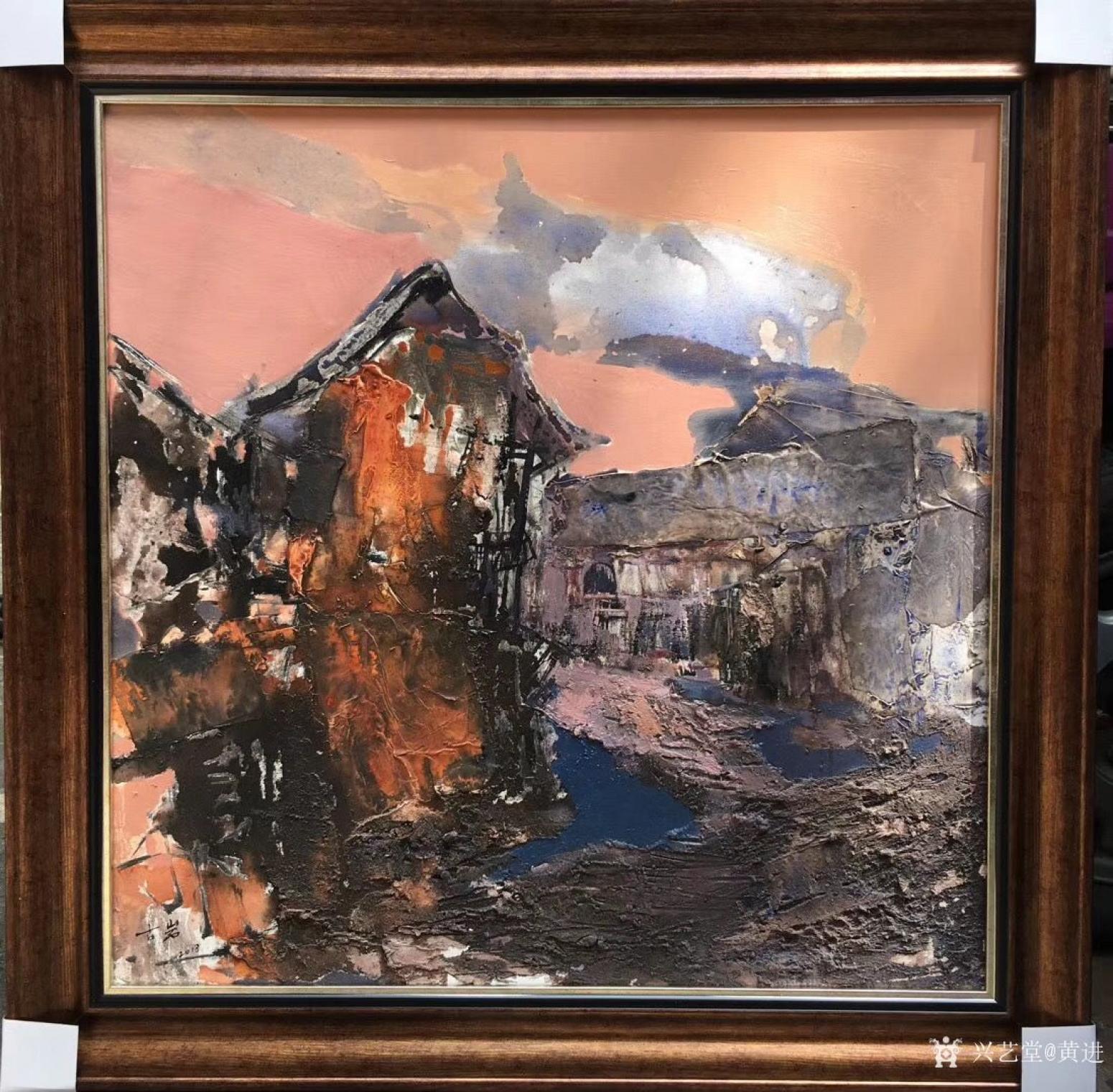 黄进油画作品《遗失的记忆》