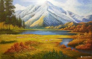 艺术品图片：艺术家黄联合油画作品名称《油画黄联合》价格800.00 元