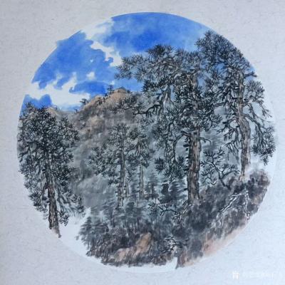 刘石夫日记-山水画小品欣赏
立秋
玫瑰物语
热气镀身，空气沉闷
从午后开始
我先是【图4】