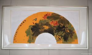 艺术品图片：艺术家旭翔画院国画作品名称《荷塘清趣》价格666.00 元