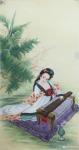 徐景莲日志-新创《琴》《棋》《书》《画》题材的全套美女图。最后的《画》正【图1】