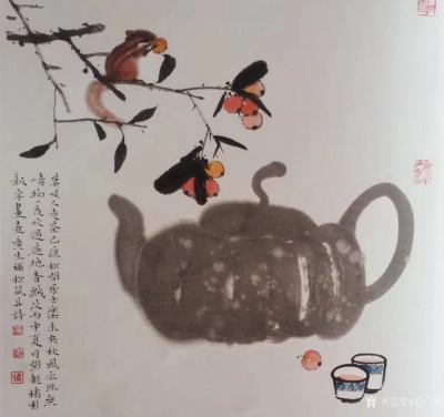 石广生日记-壶诗夜题
莫叹人走茶已凉，
松间居士乐未央。
秋风亦非无情物，
一夜吹过【图1】