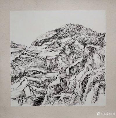 郑诚生活-著名画家范院长带陕西国画院名家工作室画家榆林采风写生【图5】