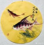 冯增木日志-加白粉画鱼，虽有粉子气，但试验一下未尝不可！《金玉满堂》《嬉【图2】