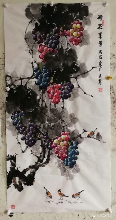 韩宗华日记-新鲜葡萄，硕果飘香，葡萄皮、粉、籽抗衰老延年益寿，请各位网友品尝【图3】