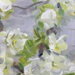 周海波日志-现代油画风《苹果花开》，请欣赏，欢迎订制【图5】
