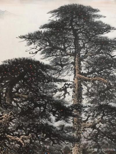 罗树辉日记-四尺整纸《一叶轻舟万里途》国画山水画近作【图4】