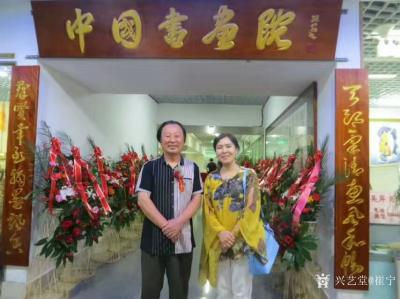 崔宁生活-2017年8月12日中国书画院入驻中凯文化广场，留影【图5】