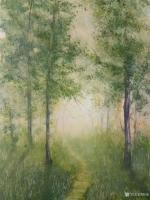 艺术家陈刚日记:《江南曲》《夏日》，国画新作。
立秋过后还是感觉夏日炎炎，【图0】