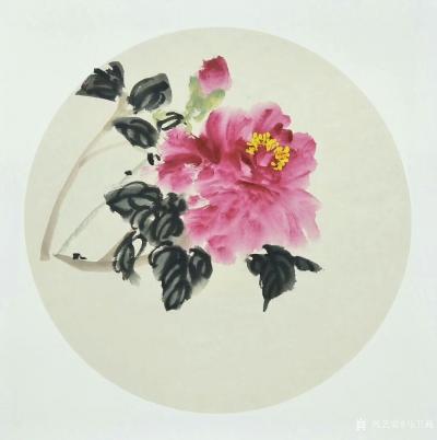 马卫巍日记-闲笔画点《野草》《牡丹》斗方60x60cm,…随喜结缘…【图1】