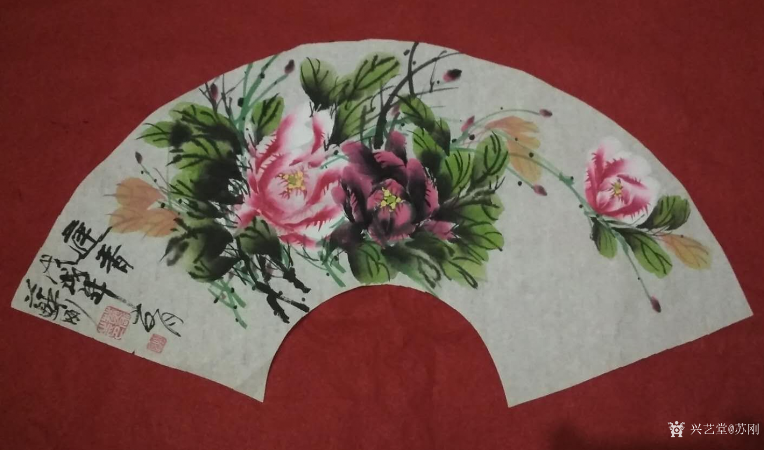 苏刚国画作品《青莲》【图0】