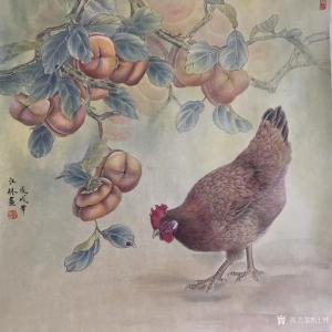 汪林国画作品《事事大吉》价格600.00元