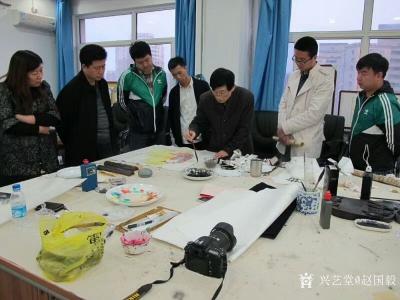 赵国毅生活-在大庆油田写生的日子，留影【图2】